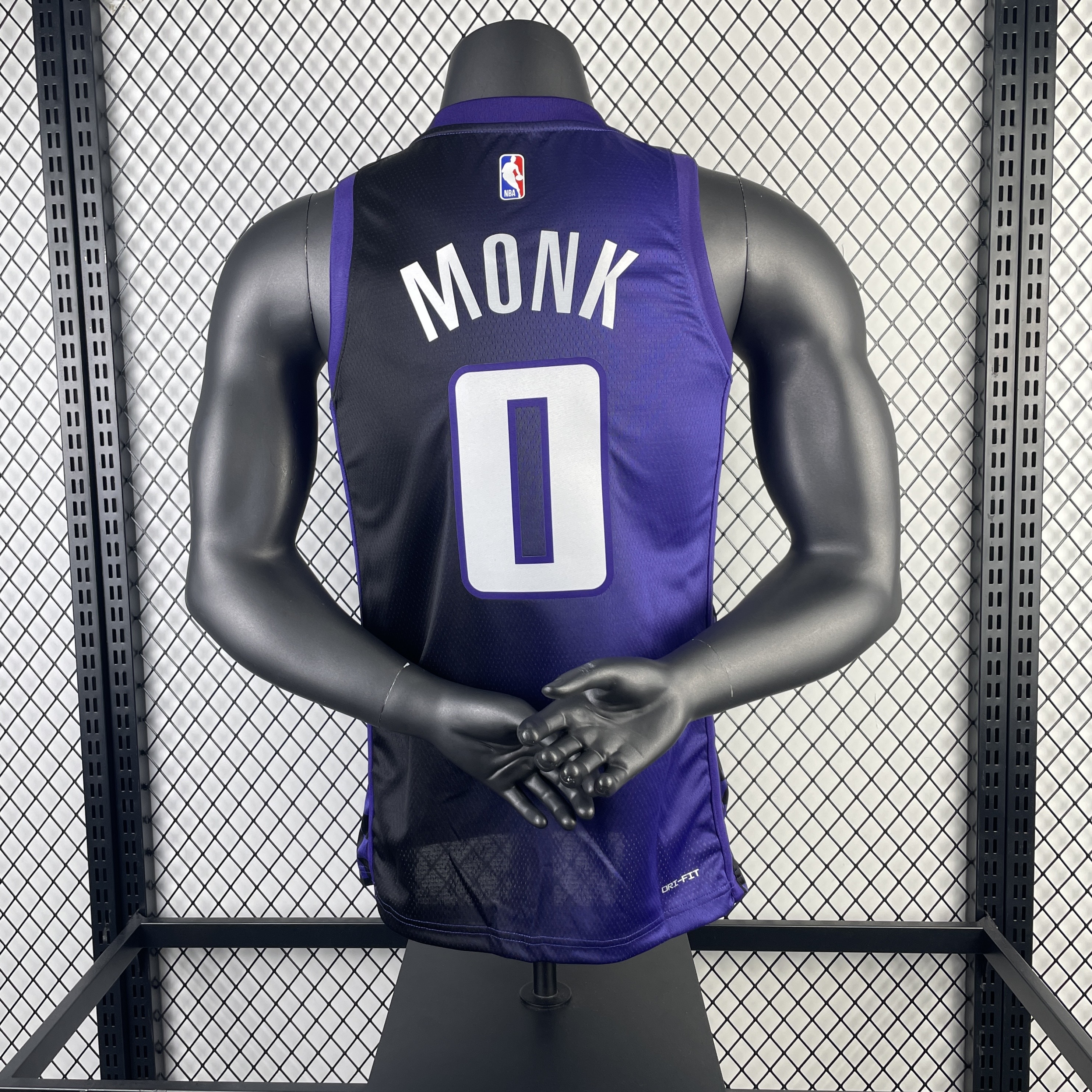 Men Sacramento Kings #0 Monk purple NBA 2023 24 Season Jerseys->sacramento kings->NBA Jersey